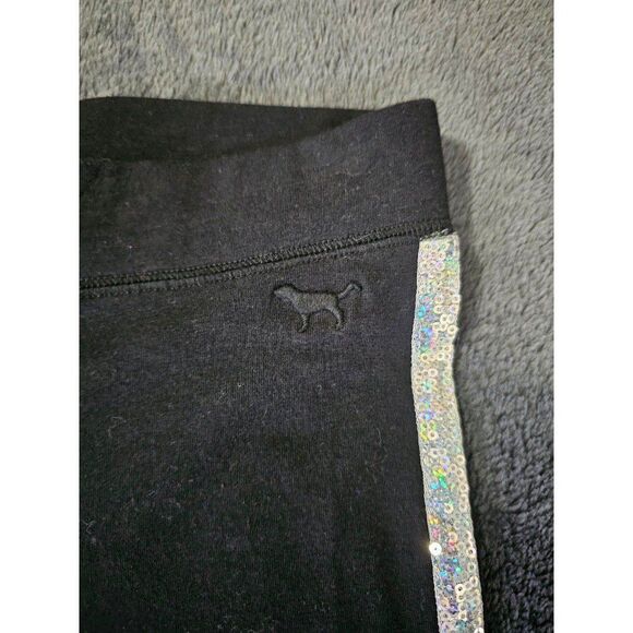Victoria's Secret Coral Sweater and Black Leggings w/Sequins - Picture 4 of 5